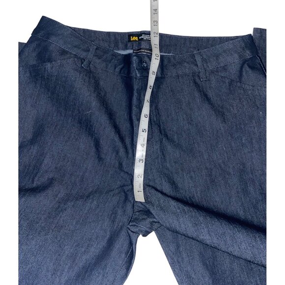 Lee Womens Relaxed Fit Straight Leg Jeans Mid Rise 12L Cotton/Polyester/Spandex - Picture 8 of 8
